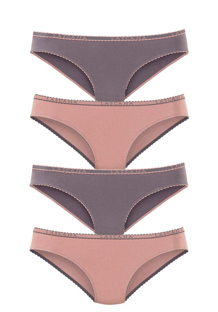 Lascana Lascana Slip Unterhose Damen - taupe - ros&eacute; - 0 | SportScheck