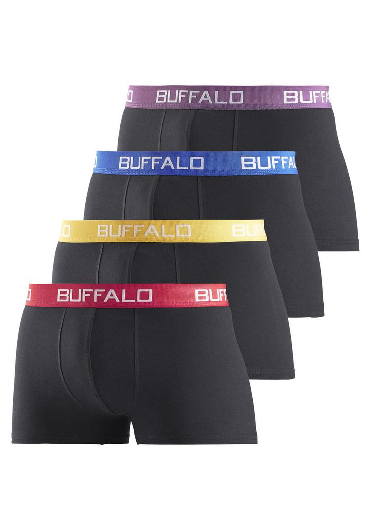 Buffalo Buffalo Boxer Unterhose Herren - schwarz-bunt - 0 | SportScheck