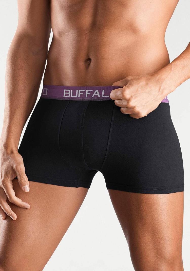 Buffalo Buffalo Boxer Unterhose Herren - schwarz-bunt - 0 | SportScheck