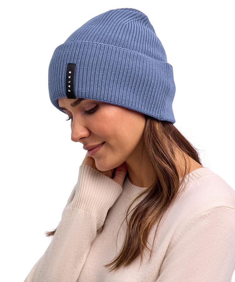 Falke Falke Merino Ultrafine Ribbed Beanie - blue steel (6958) - 0 | SportScheck