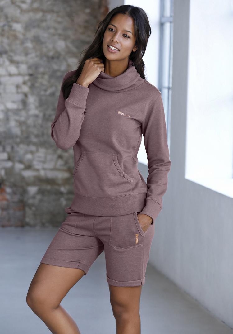 Bench Bench Longsweatshirt Sweatshirt Damen - mauve - 0 | SportScheck