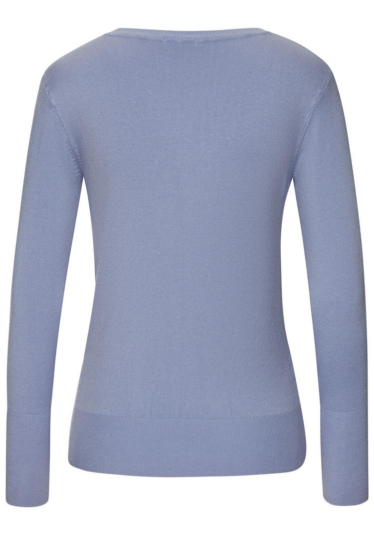 Vivance by Lascana Vivance by Lascana V-Ausschnitt-Pullover Strickpullover Damen - hellblau - 0 | SportScheck