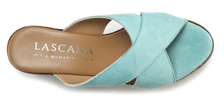 Lascana Lascana Pantolette Sandalen Damen - t&uuml;rkis - 1 | SportScheck