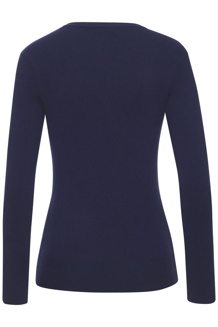 Vivance by Lascana Vivance by Lascana V-Ausschnitt-Pullover Strickpullover Damen - marine - 0 | SportScheck