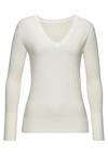 Vivance by Lascana V-Ausschnitt-Pullover Strickpullover Damen - creme