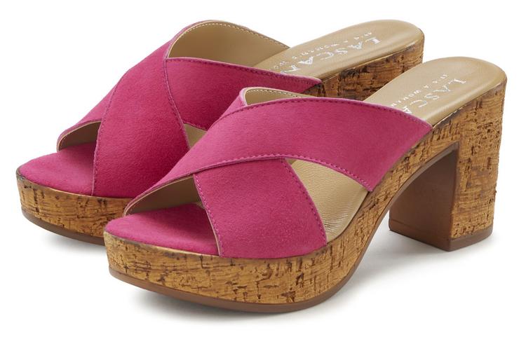 Lascana Lascana Pantolette Sandalen Damen - pink - 0 | SportScheck