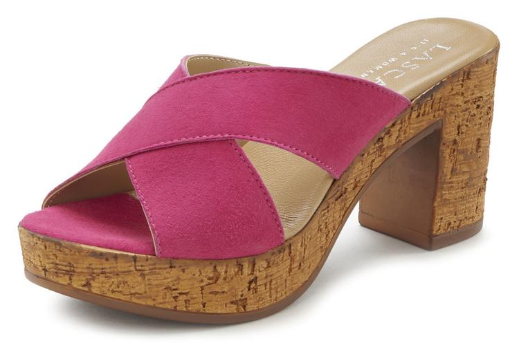 Lascana Lascana Pantolette Sandalen Damen - pink - 1 | SportScheck