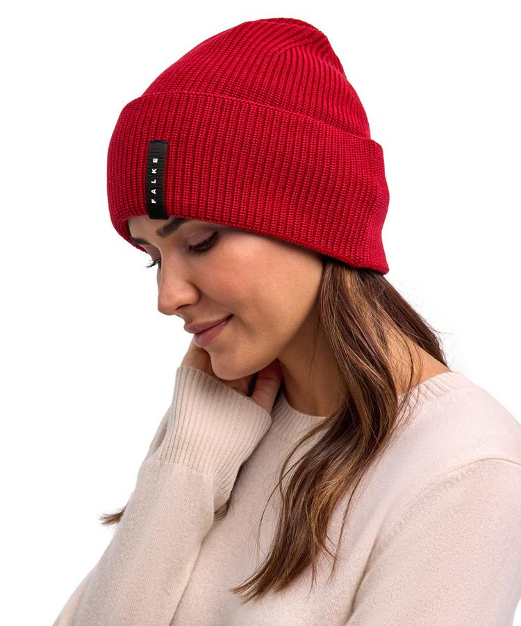 Falke Falke Merino Ultrafine Ribbed Beanie - red velvet (8264) - 0 | SportScheck