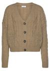 Lascana Strickjacke Strickjacke Damen - camelfarben
