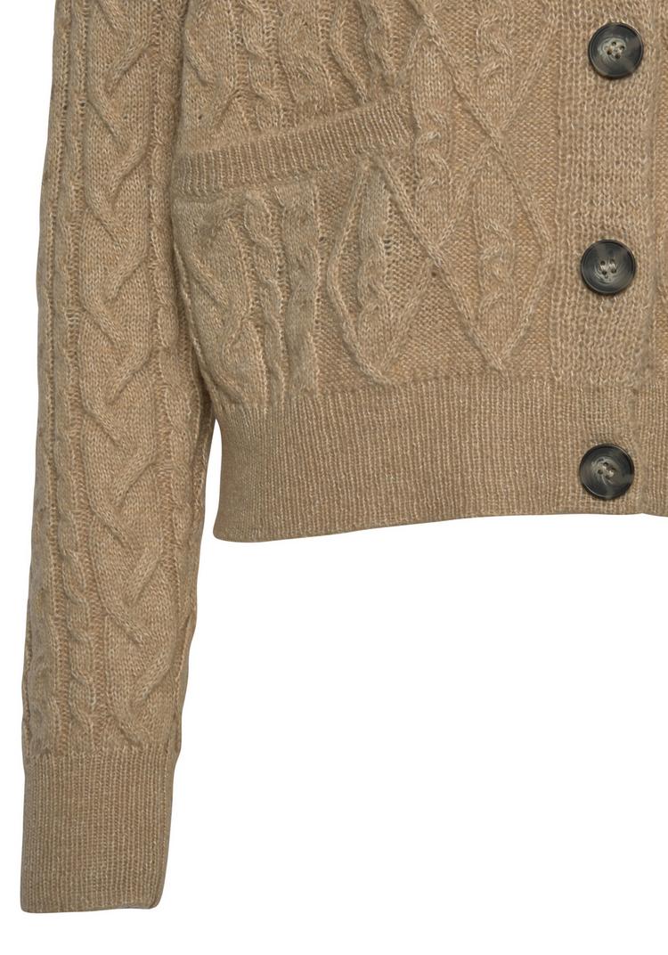 Lascana Lascana Strickjacke Strickjacke Damen - camelfarben - 1 | SportScheck