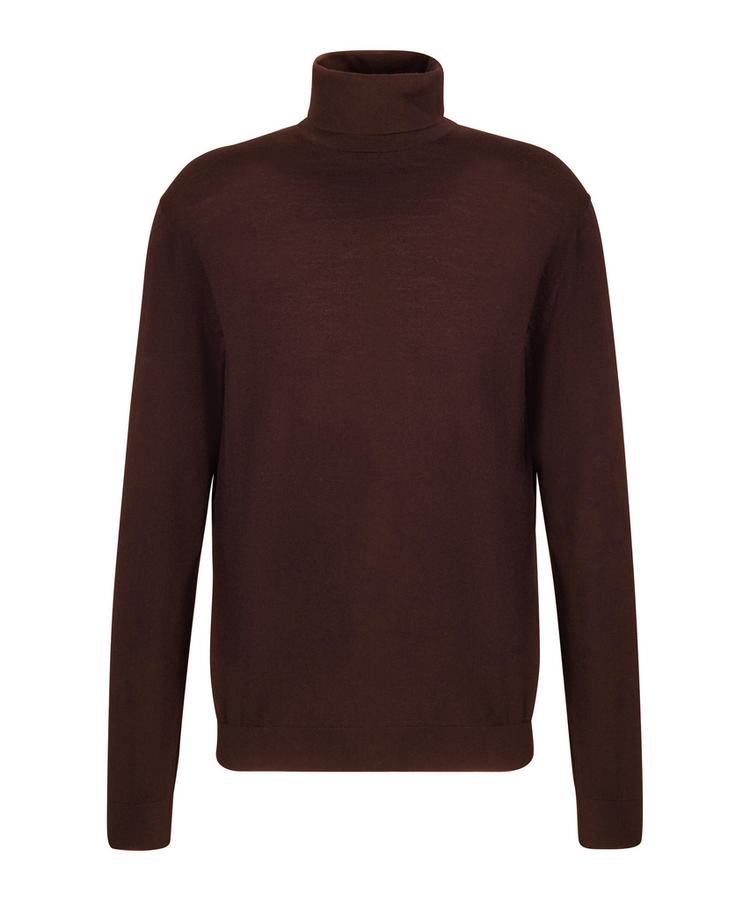 Falke Falke Merino Ultrafine Roll Neck Strickpullover Herren - dark choco (5162) - 0 | SportScheck