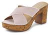 Lascana Pantolette Sandalen Damen - ros&eacute;