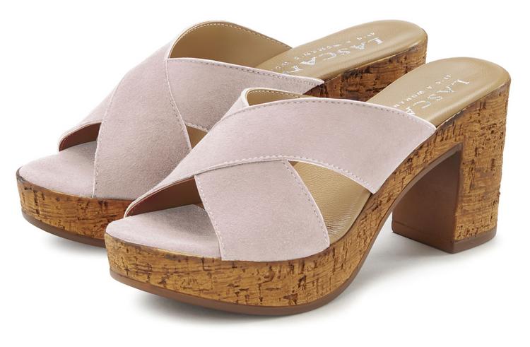 Lascana Lascana Pantolette Sandalen Damen - ros&eacute; - 0 | SportScheck