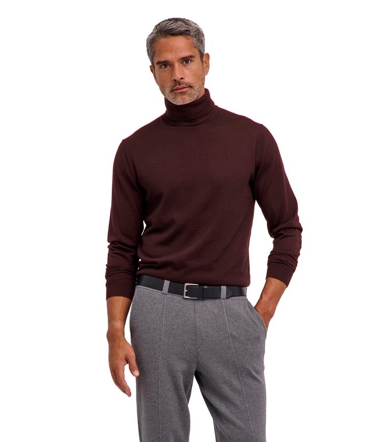 Falke Falke Merino Ultrafine Roll Neck Strickpullover Herren - dark choco (5162) - 0 | SportScheck