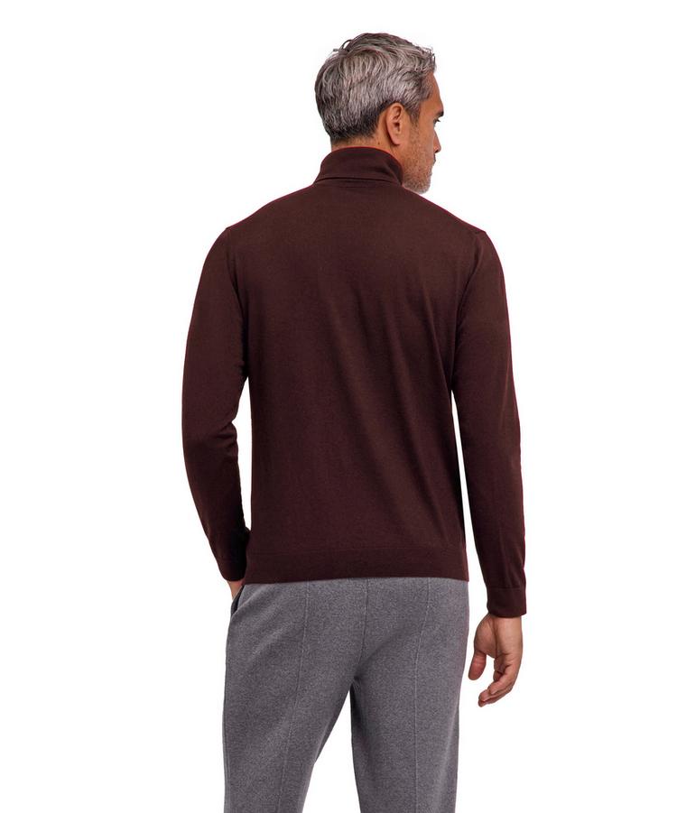 Falke Falke Merino Ultrafine Roll Neck Strickpullover Herren - dark choco (5162) - 0 | SportScheck