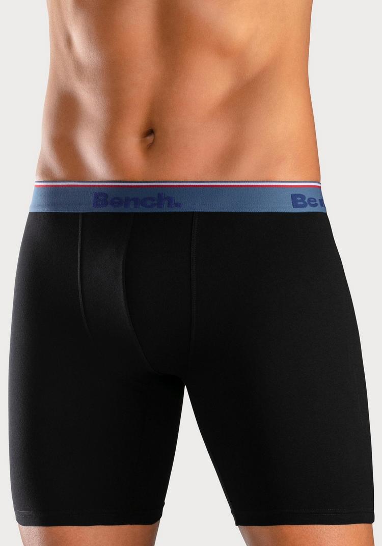 Bench Bench Langer Boxer Unterhose Herren - schwarz - 1 | SportScheck