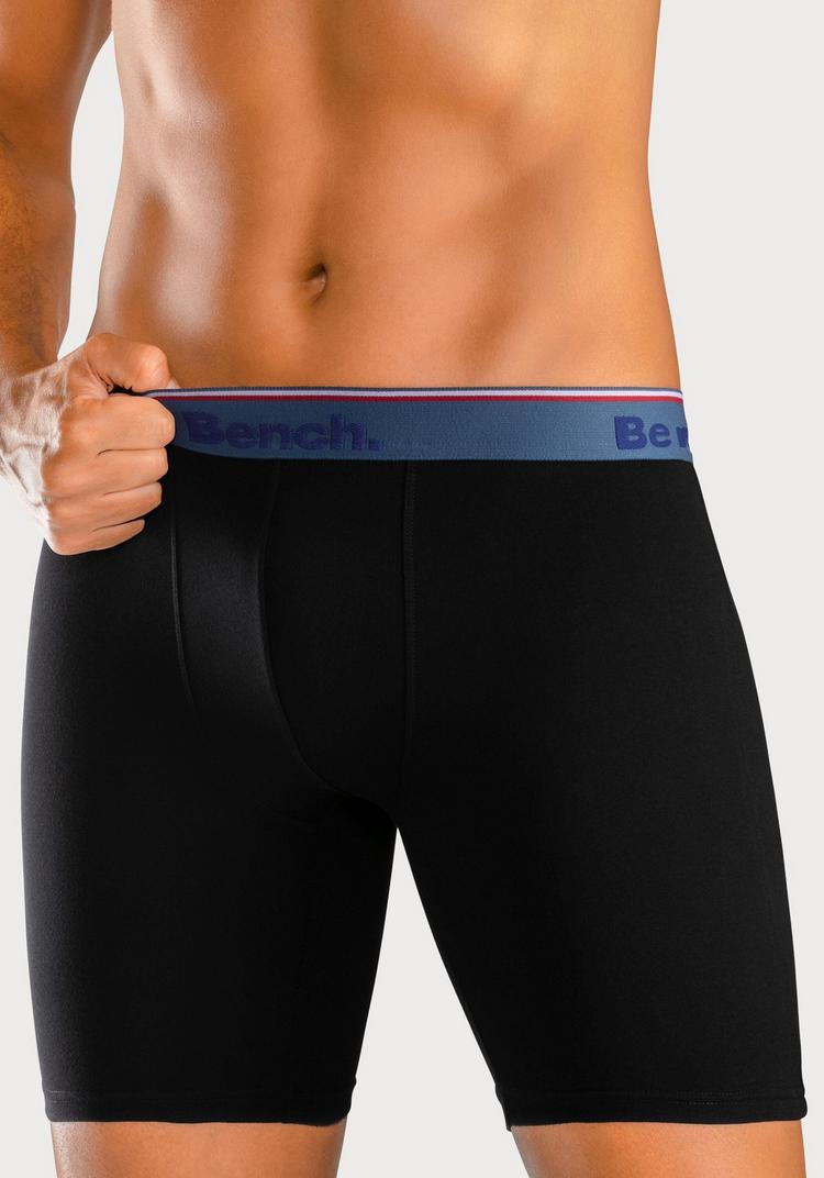 Bench Bench Langer Boxer Unterhose Herren - schwarz - 3 | SportScheck