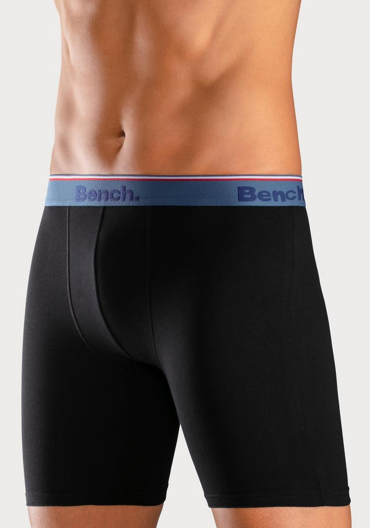 Bench Bench Langer Boxer Unterhose Herren - schwarz - 4 | SportScheck