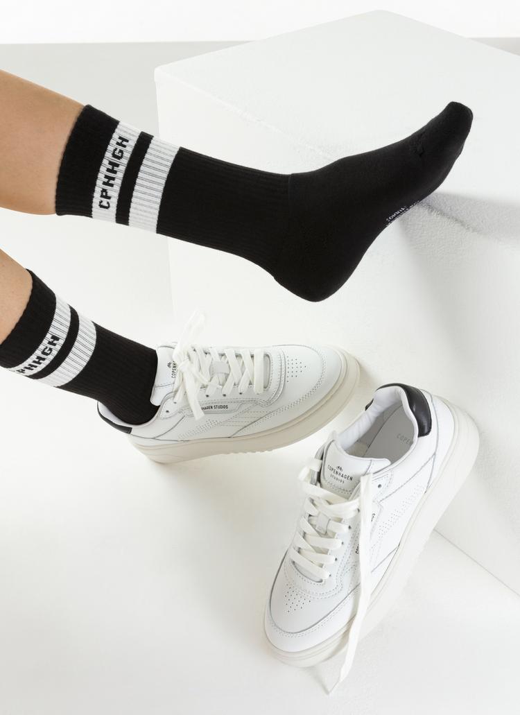 Copenhagen Studios Copenhagen Studios Tennissocken Socken - 3x schwarz mit wei&szlig;en Streifen - 2 | SportScheck