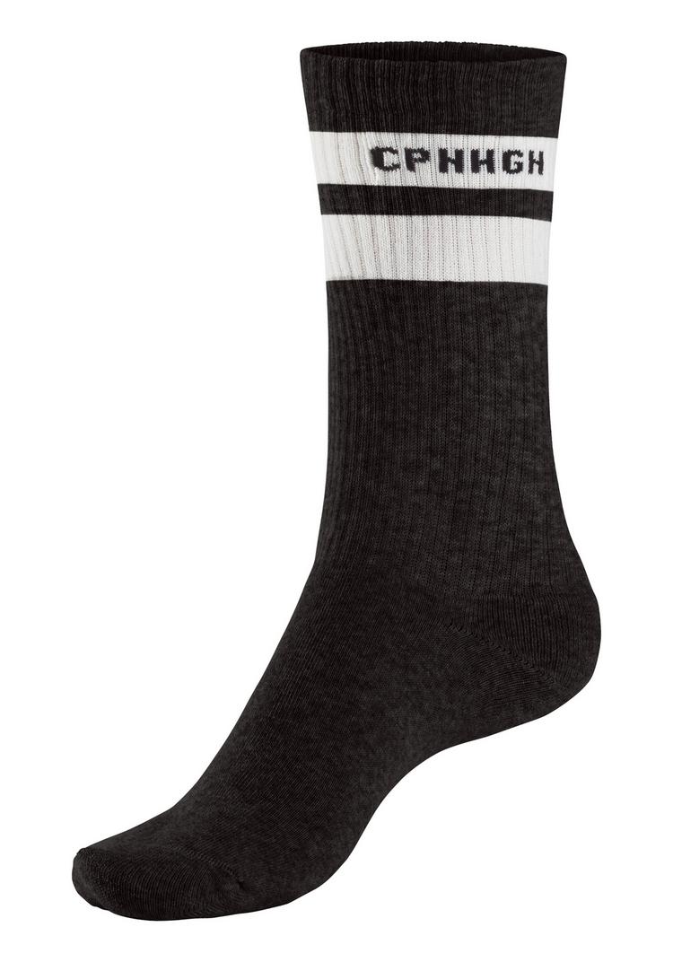 Copenhagen Studios Copenhagen Studios Tennissocken Socken - 3x schwarz mit wei&szlig;en Streifen - 2 | SportScheck