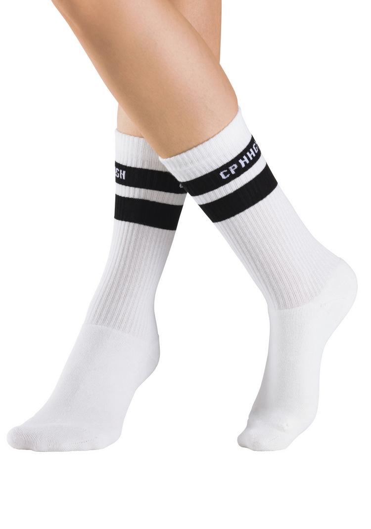 Copenhagen Studios Copenhagen Studios Tennissocken Socken - 3x wei&szlig; mit schwarzen Streifen - 0 | SportScheck
