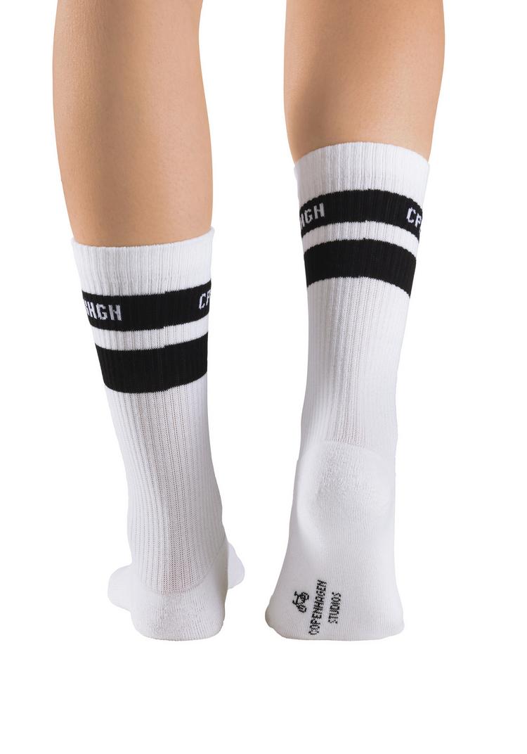 Copenhagen Studios Copenhagen Studios Tennissocken Socken - 3x wei&szlig; mit schwarzen Streifen - 2 | SportScheck