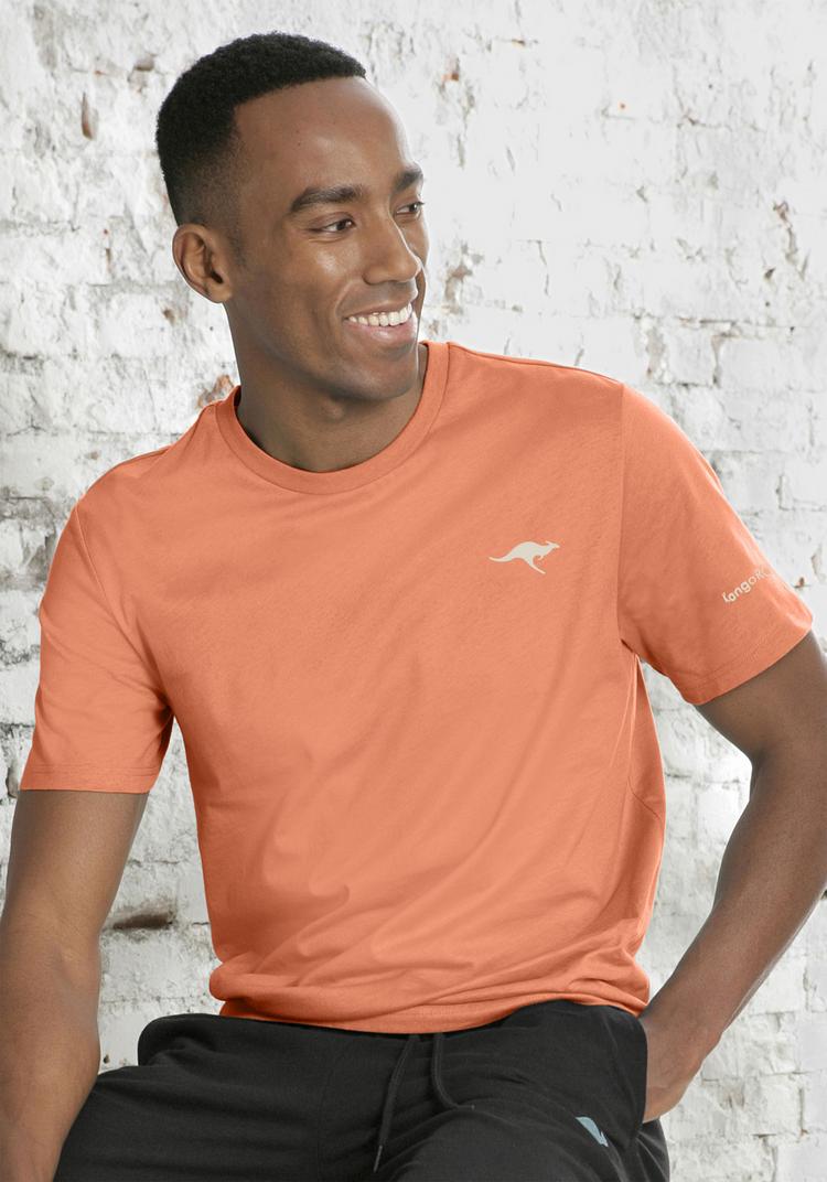 KangaROOS KangaROOS T-Shirt T-Shirt Herren - orange, blau - 1 | SportScheck