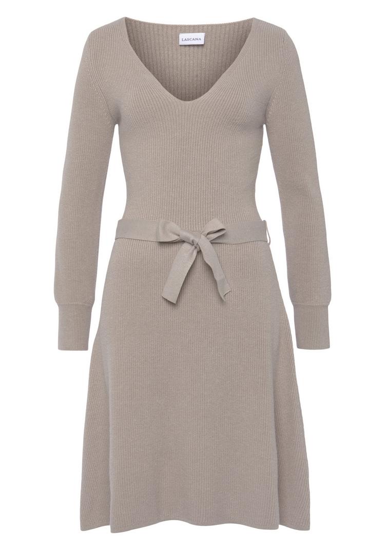 Lascana Lascana Strickkleid Strickkleid Damen - beige - 0 | SportScheck
