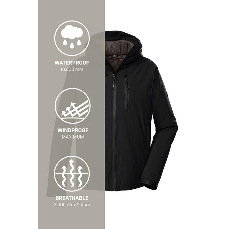KILLTEC KILLTEC KOW 95 MN JCKT Funktionsjacke Herren - Schwarz0110 - 6 | SportScheck