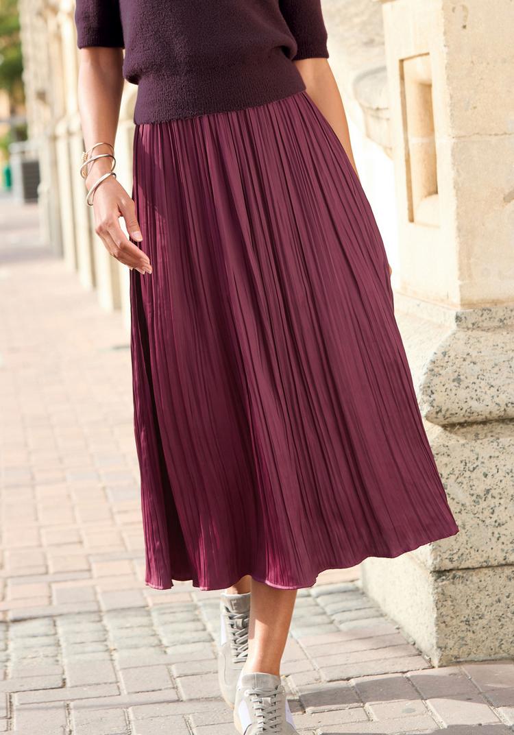 Lascana Lascana Maxirock Maxirock Damen - bordeaux - 0 | SportScheck