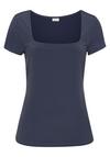 Lascana T-Shirt T-Shirt Damen - rauchblau