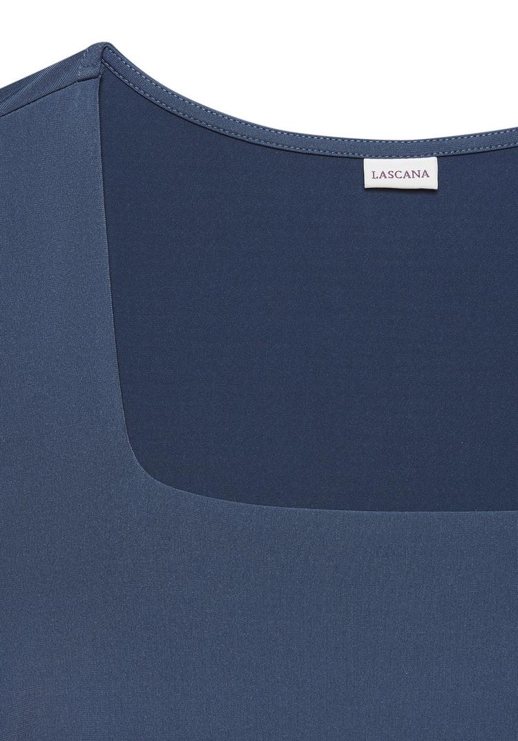 Lascana Lascana T-Shirt T-Shirt Damen - rauchblau - 0 | SportScheck