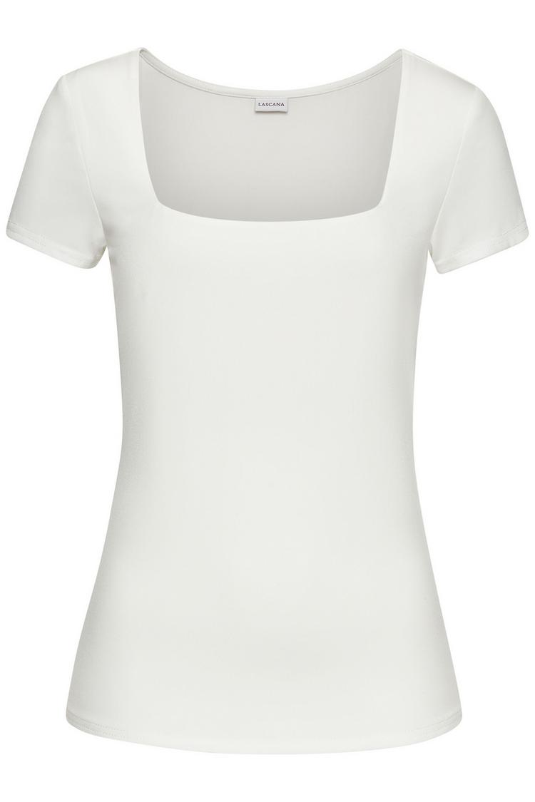 Lascana Lascana T-Shirt T-Shirt Damen - wei&szlig; - 0 | SportScheck