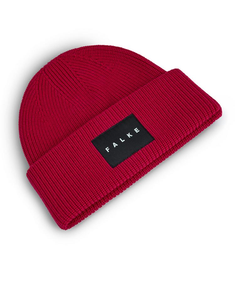 Falke Falke Merino X-Fine Big Label Beanie - red velvet (8264) - 1 | SportScheck