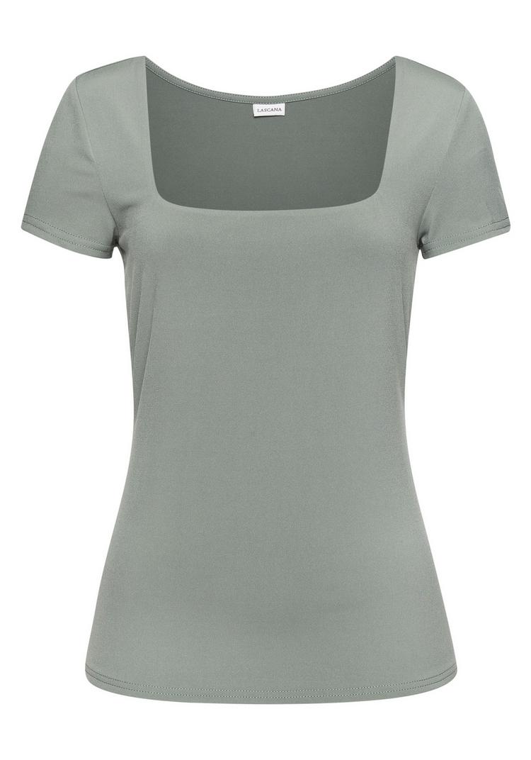 Lascana Lascana T-Shirt T-Shirt Damen - sage green - 0 | SportScheck