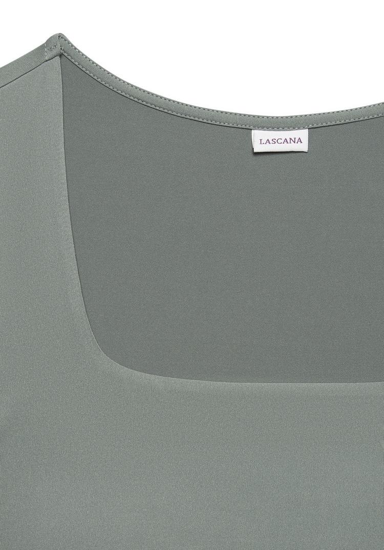Lascana Lascana T-Shirt T-Shirt Damen - sage green - 0 | SportScheck