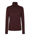 Falke Merino X-Fine Roll Neck Strickpullover Damen - dark choco (5162)