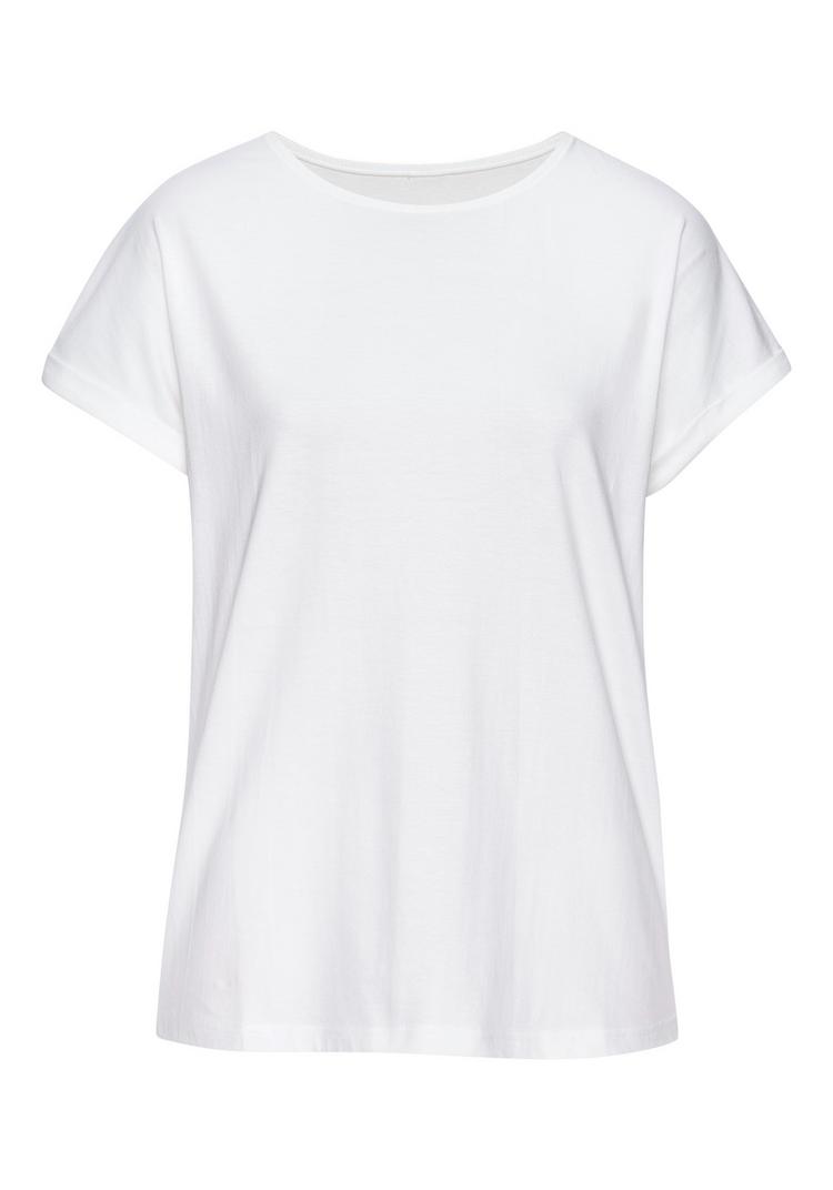 Vivance by Lascana Vivance by Lascana T-Shirt T-Shirt Damen - lime / offwhite - 0 | SportScheck