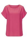 Vivance by Lascana Kurzarmbluse Kurzarmbluse Damen - pink