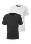 John Devin T-Shirt T-Shirt Herren - anthrazit/wei&szlig;