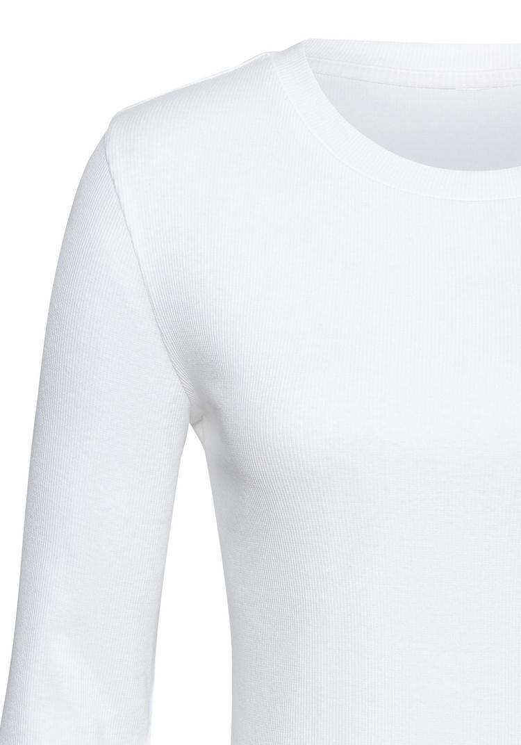 Vivance Vivance Langarmshirt Langarmshirt Damen - schwarz - wei&szlig; - 0 | SportScheck