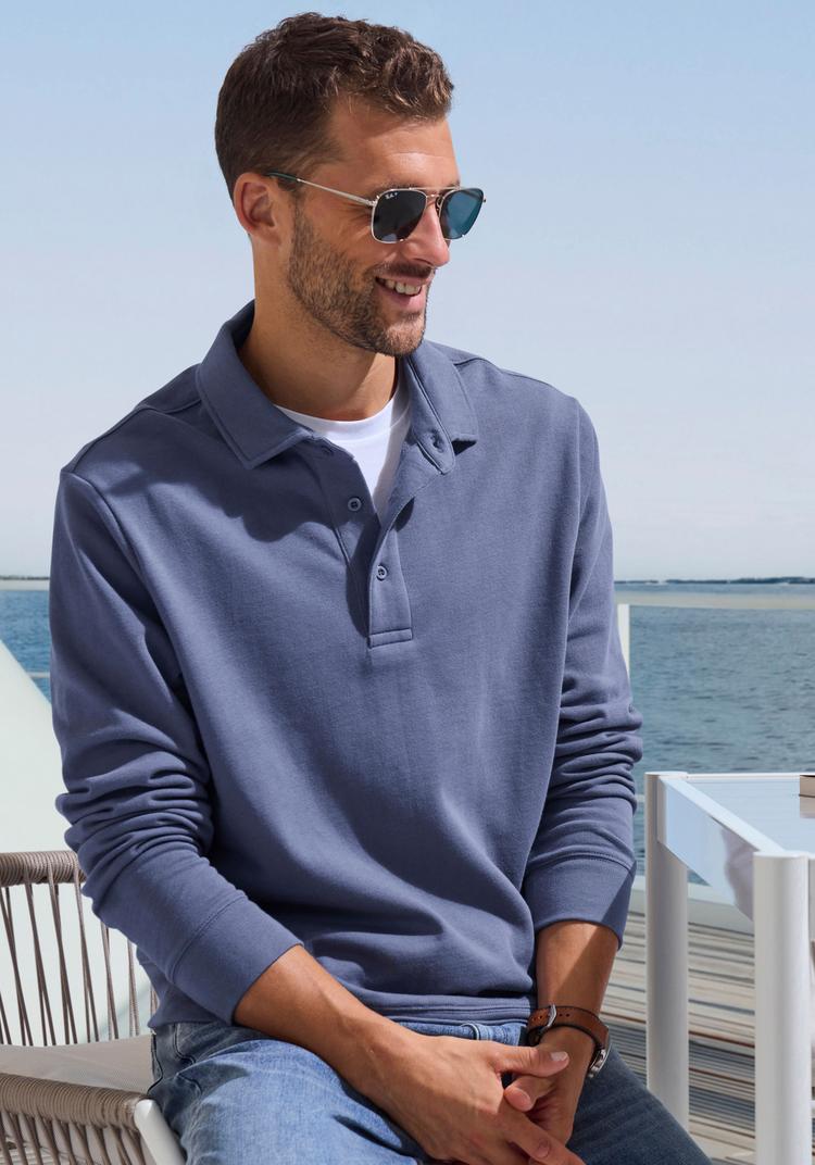 John Devin John Devin Sweatshirt Sweatshirt Herren - blau - 0 | SportScheck