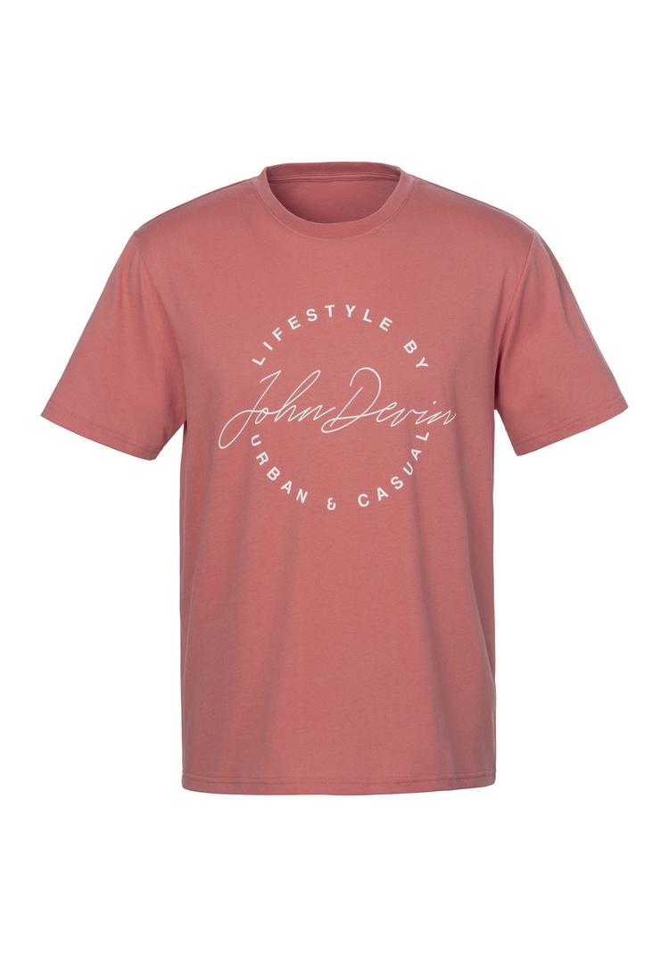 John Devin John Devin T-Shirt T-Shirt Herren - koralle - 0 | SportScheck