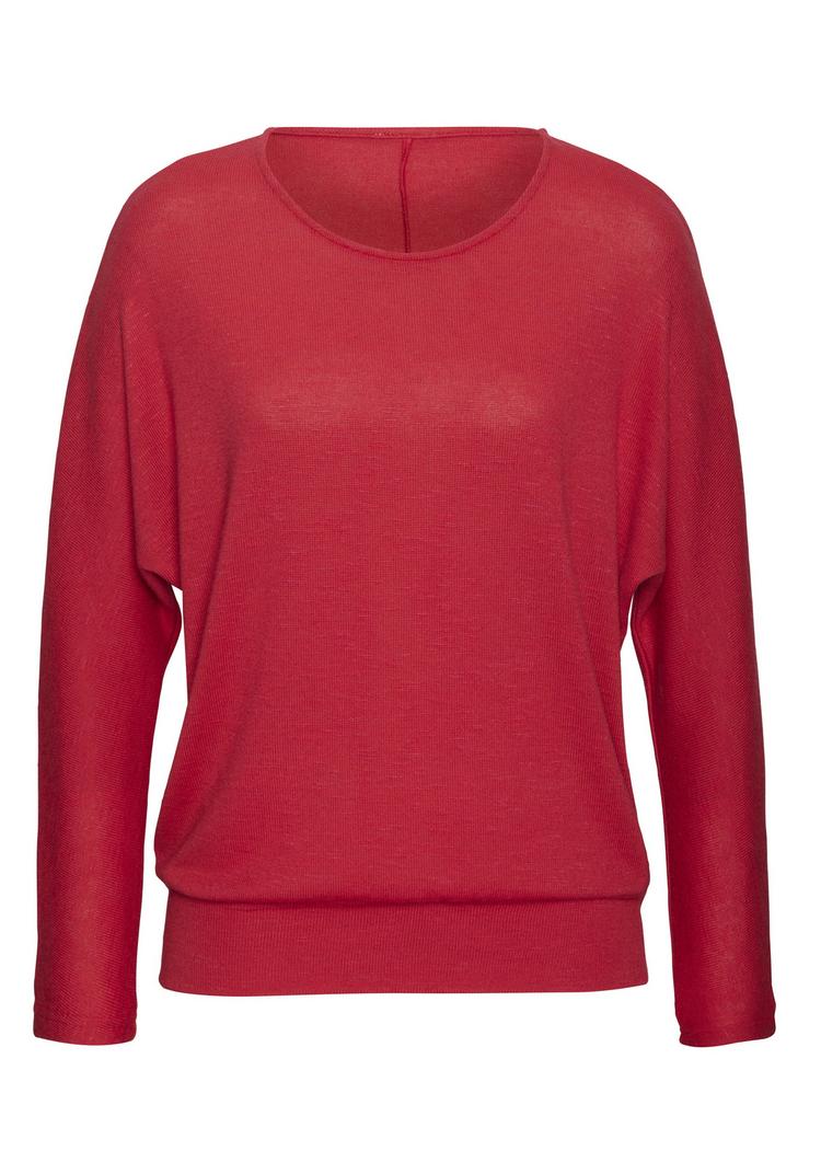 Vivance Vivance Langarmshirt Langarmshirt Damen - korallenrot - 0 | SportScheck