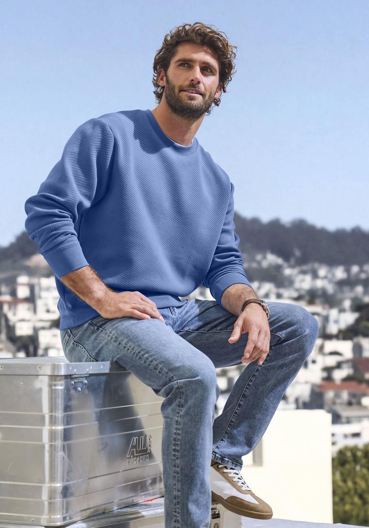 John Devin John Devin Sweatshirt Sweatshirt Herren - blau - 1 | SportScheck