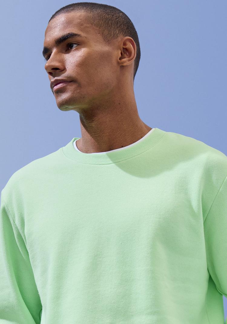 John Devin John Devin Sweatshirt Sweatshirt Herren - lime - 3 | SportScheck