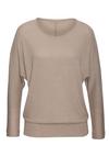 Vivance Langarmshirt Langarmshirt Damen - beige