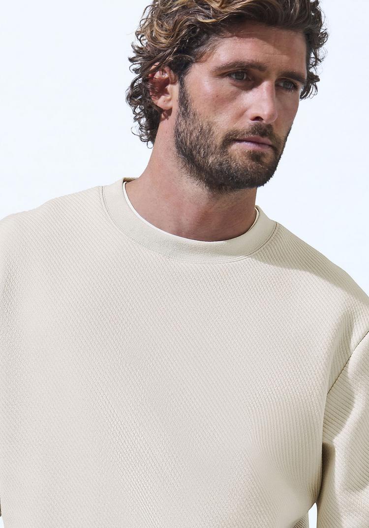John Devin John Devin Sweatshirt Sweatshirt Herren - creme - 0 | SportScheck