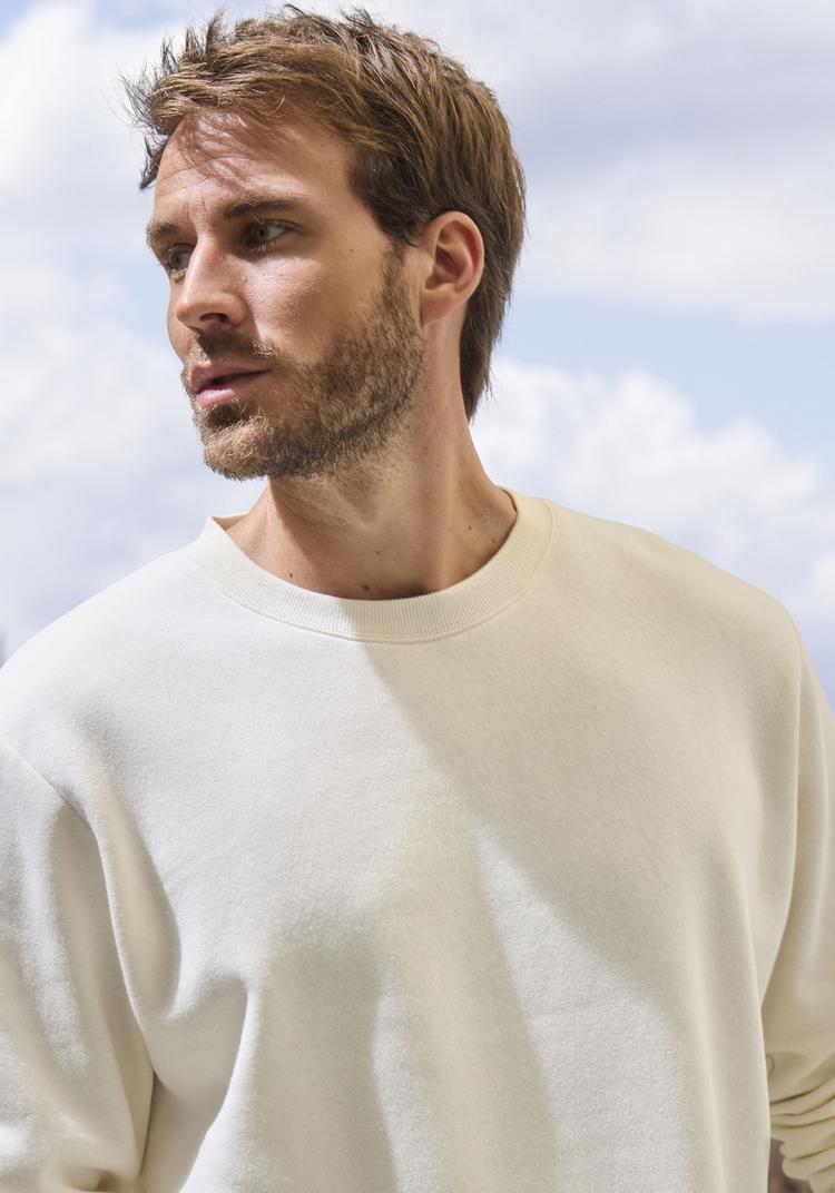 John Devin John Devin Sweatshirt Sweatshirt Herren - creme - 0 | SportScheck