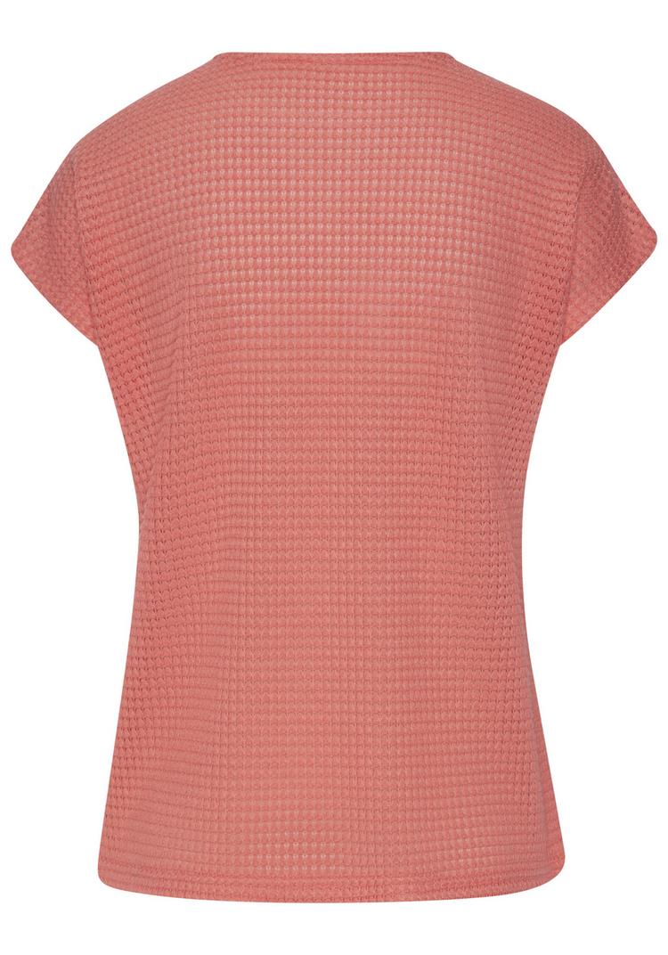 Vivance Vivance Kurzarmshirt T-Shirt Damen - apricot, indigo - 0 | SportScheck